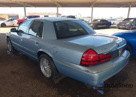 2005 Mercury Grand Marquis Gs из США, поврежденный, VIN 2MEFM74W65X672819